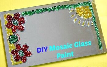 Cómo hacer y diseñar arte de la pared de mosaico de pintura de vidrio