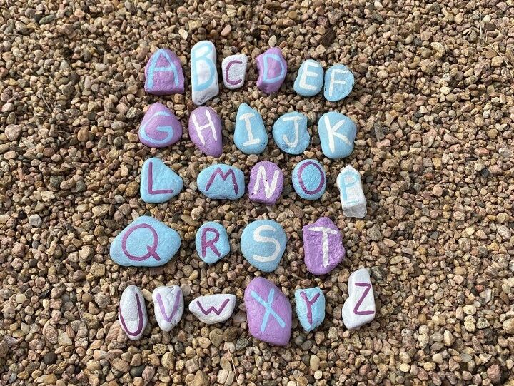 painted alphabet rocks