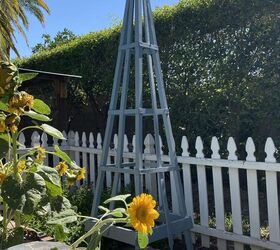 how to build a garden obelisk