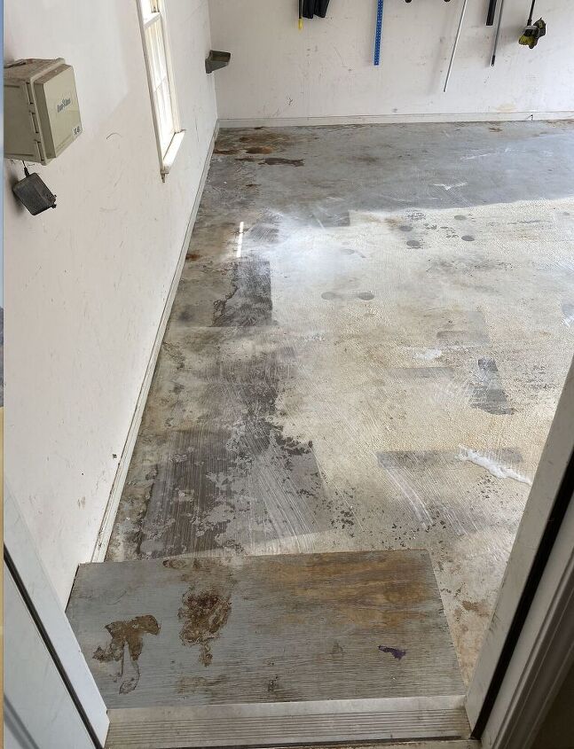 diy garage floor epoxy, Before I started the project