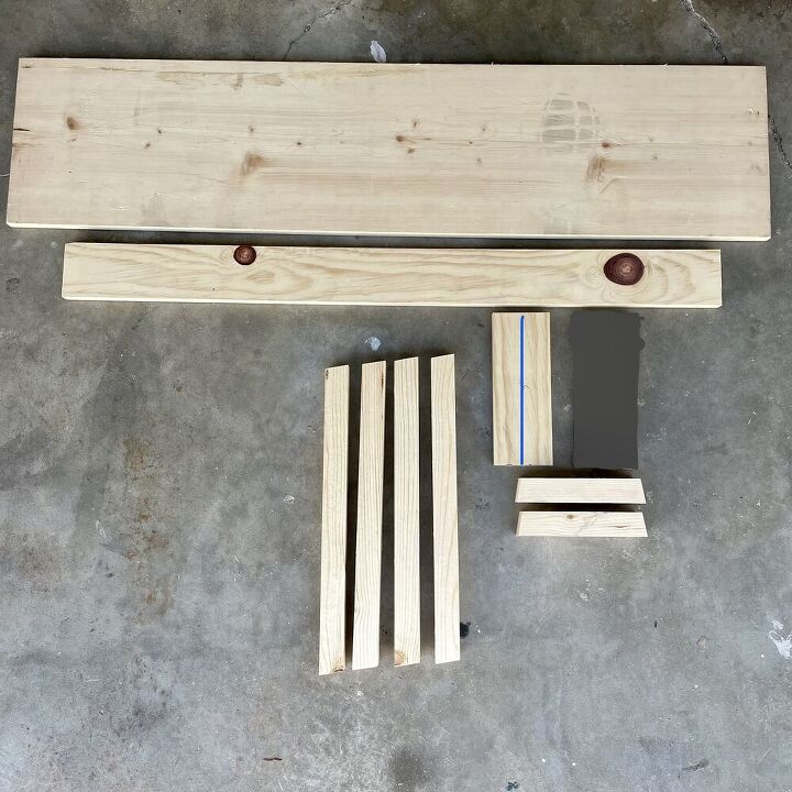 simple diy farmhouse bench in 3 easy steps
