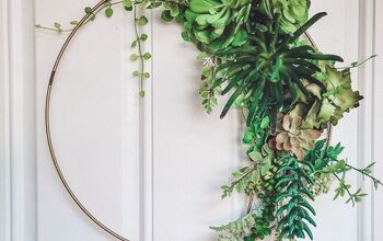 How I Made a Stunning Succulent Wreath for Free!