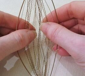 make your own upcycled lily sculpture out of guitar strings