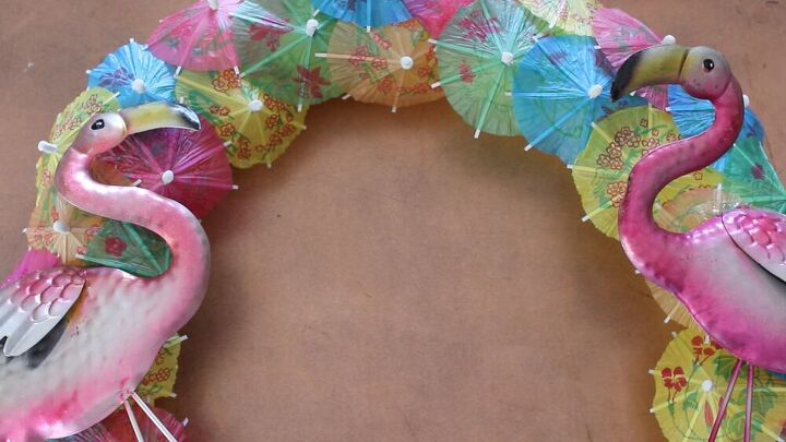 s 17 seriously cute summer wreaths we re excited to try, Her Hawaiian themed one