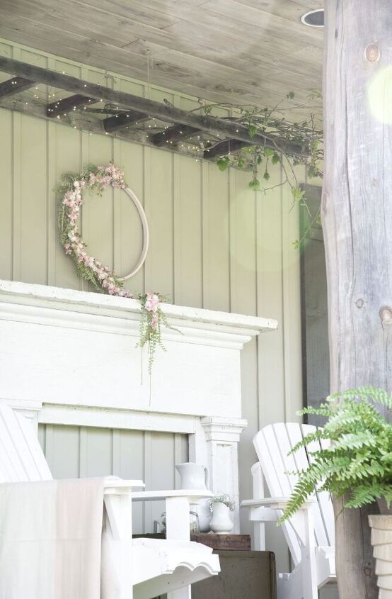 17 guirnaldas de verano muy bonitas que estamos deseando probar, DIY Corona de flores de verano Simplicidad estacional