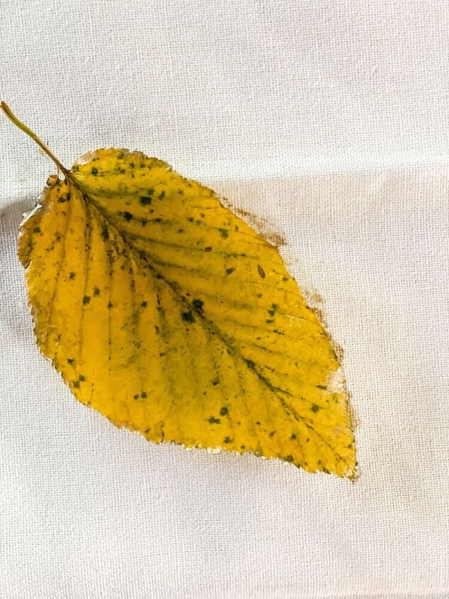 toallas de t con estampado de hojas
