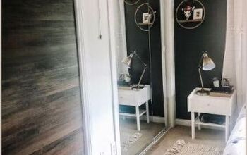 Cambio de imagen de la puerta del armario con espejo.