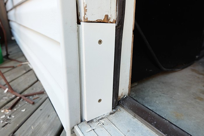 quick and easy repair rotted door sill and frame