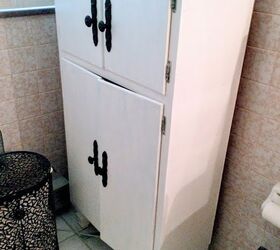how we made changes to our bathroom cabinet