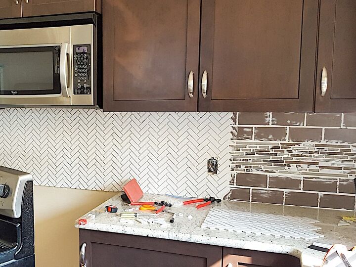 design crisis the kitchen backsplash that needed to be replaced asap