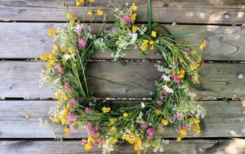 How to Make a Pretty Wildflower Wreath for Free