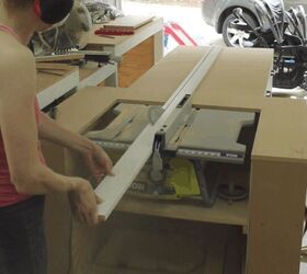 post, Using my handy dandy outfeed setup from my new miter saw station build