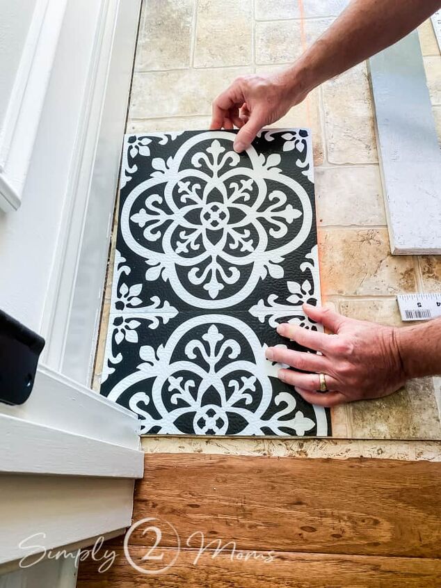 how to install peel and stick tile over linoleum | Hometalk