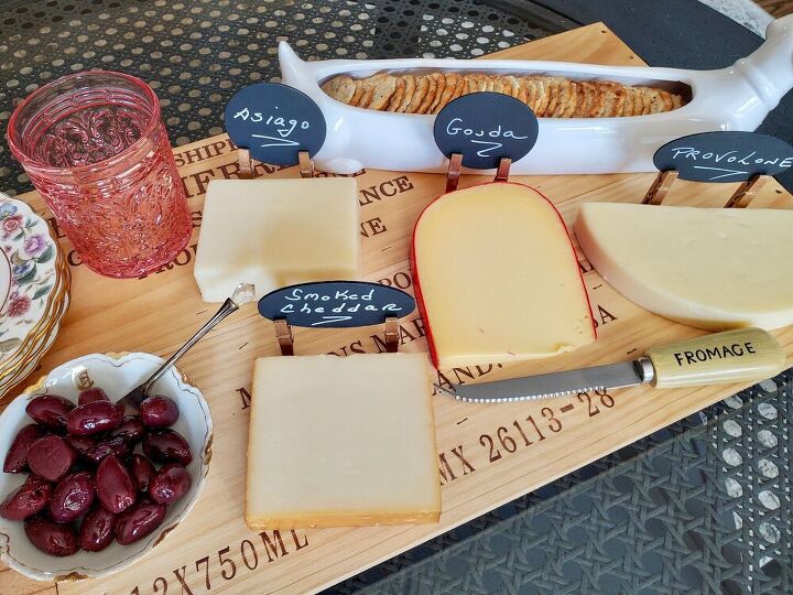 marcadores de queso para una tabla de embutidos