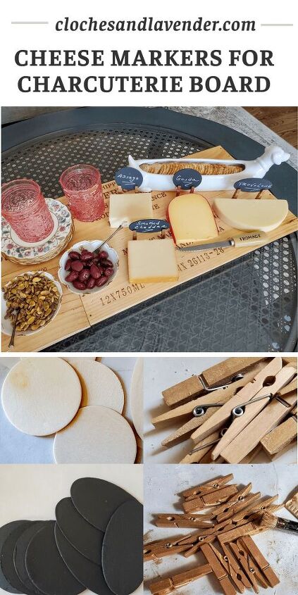 marcadores de queso para una tabla de embutidos
