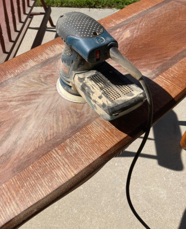 sofa table makeover