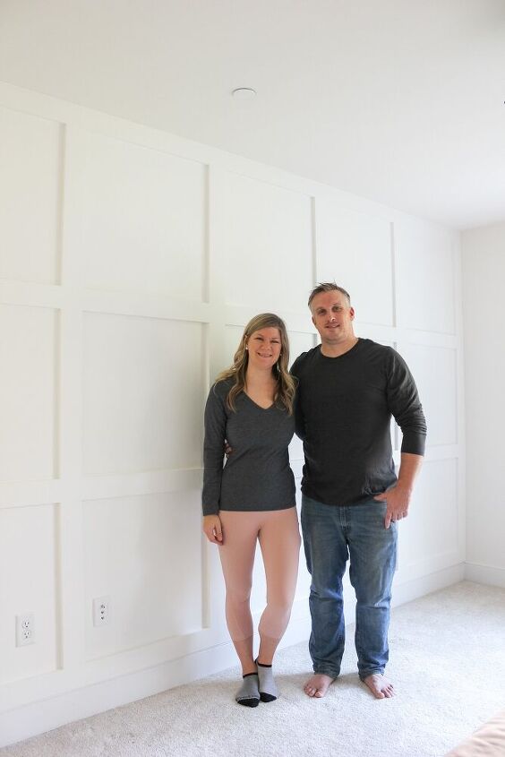 board and batten bedroom wall must see diy