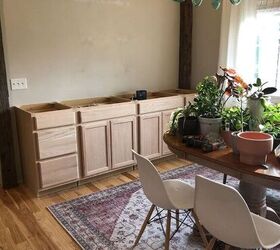 Push 4 cabinets against your dining room wall to create the most incredible storage