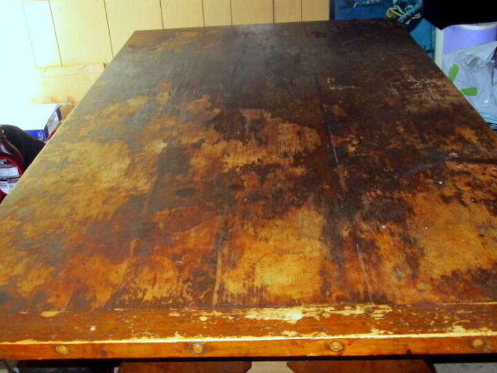 q where do i start restoring an old farm table