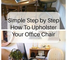 Paso a paso - Cómo tapizar su silla de oficina