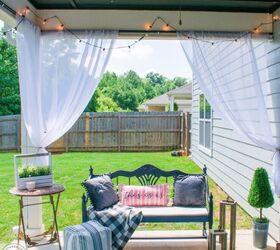 s 10 times command hooks totally saved the day, Add stylish shade to your patio