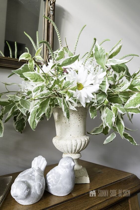 adicione facilmente beleza sua casa com um arranjo de flores diy
