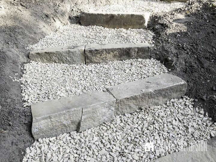 easy diy outdoor stone steps for your yard you ll love