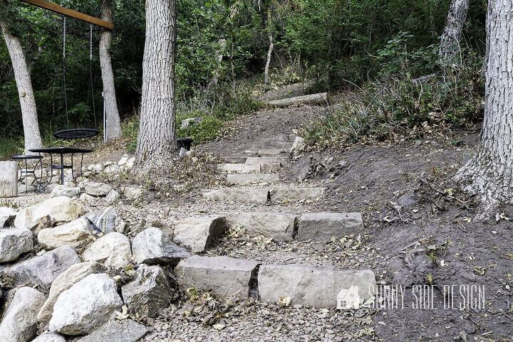 easy diy outdoor stone steps for your yard you ll love