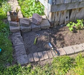 how i expanded my backyard growing space more veggies, Reconfigured to 90