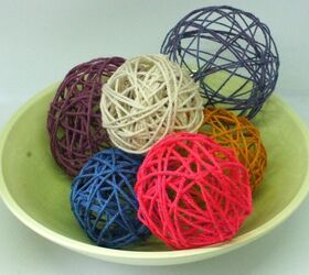 s 17 crazy cool things you can make using balloons, These decorative yarn balls
