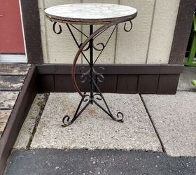 revamping a small outdoor table