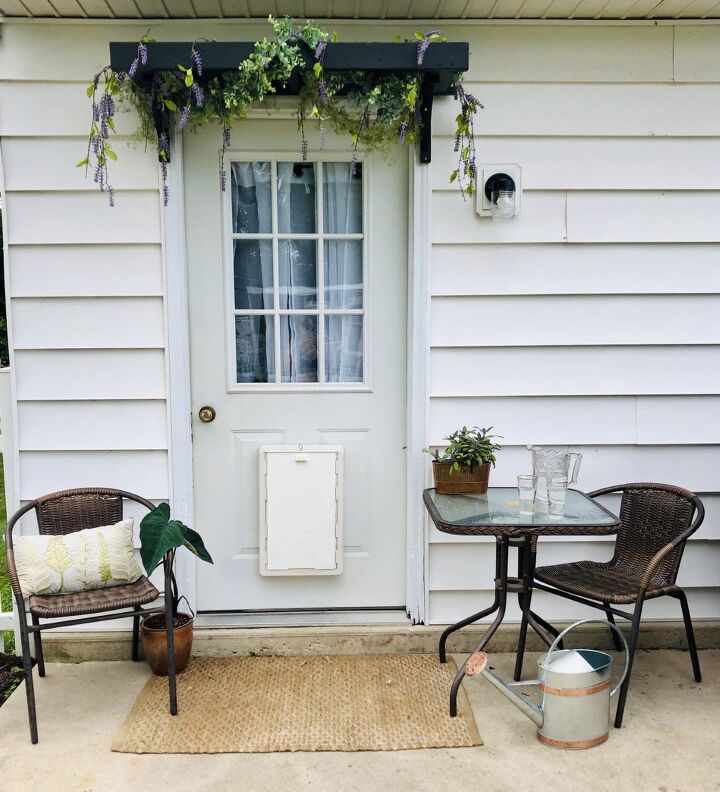 14 magnficas ideas de decoracin de exteriores para probar este verano, Mini P rgola Porche