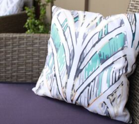s 10 cutest summer patio ideas everyone s copying, Shower Curtain To Patio Pillows