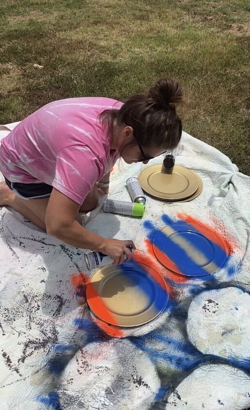 summer paint splatter charger