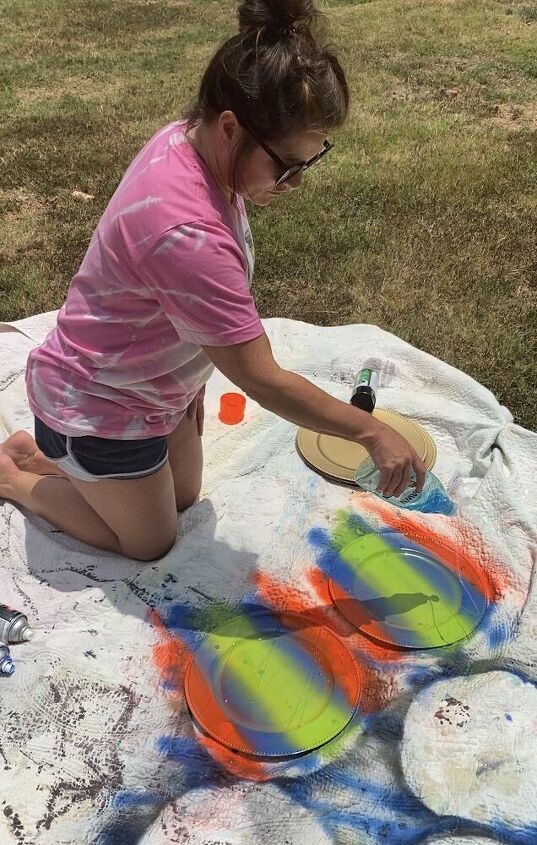 summer paint splatter charger