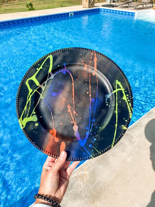 summer paint splatter charger