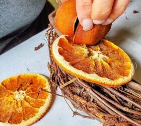 how to make a dried orange wreath giveaway