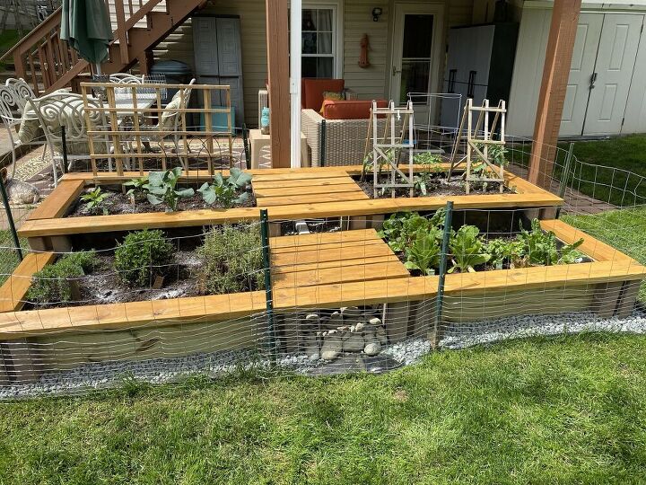 s 17 outdoor weekend updates that are worth your time, Put together a tiered garden bed