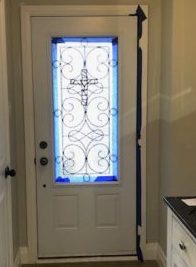how to make the inside of your front door not boring