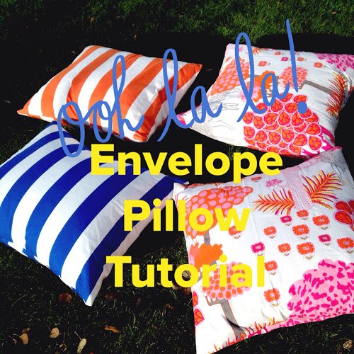 easy to make envelope pillow cover tutorial