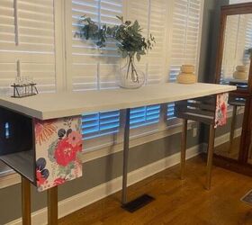 How to Make an IKEA LINNMON Desk a Standing Desk With Two Wood Crates