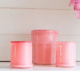 how to make colored glass jars