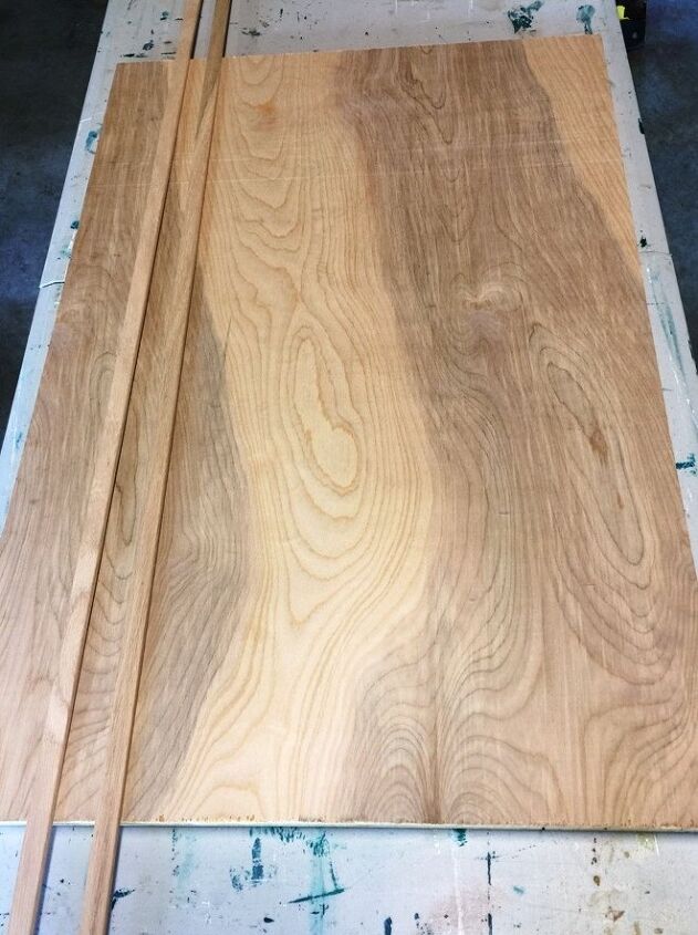 replacing a particleboard table top with a wood one, Wood supplies