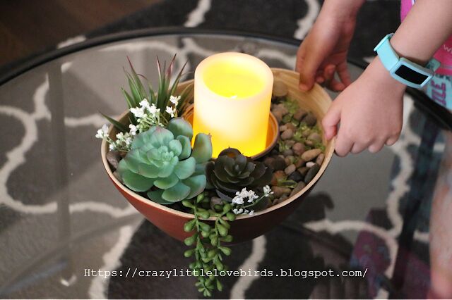 easy succulent centerpiece table decoration