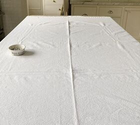 We just found the most beautiful fix for your stained white tablecloths