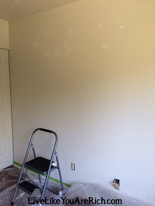 how to paint and stencil an entire room
