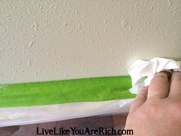 how to paint and stencil an entire room