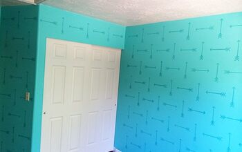 Cómo pintar y estarcir una habitación entera