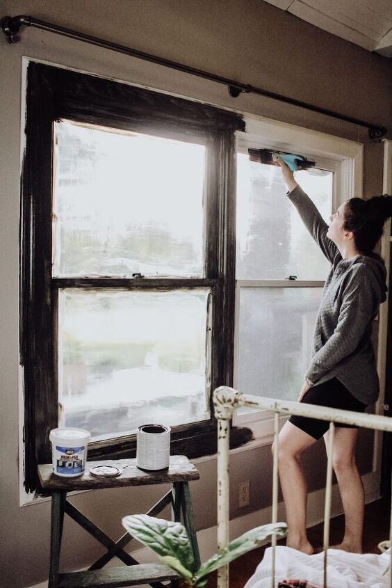 the easiest way to paint your wood windows