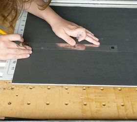 how to make a fabric covered pinboard